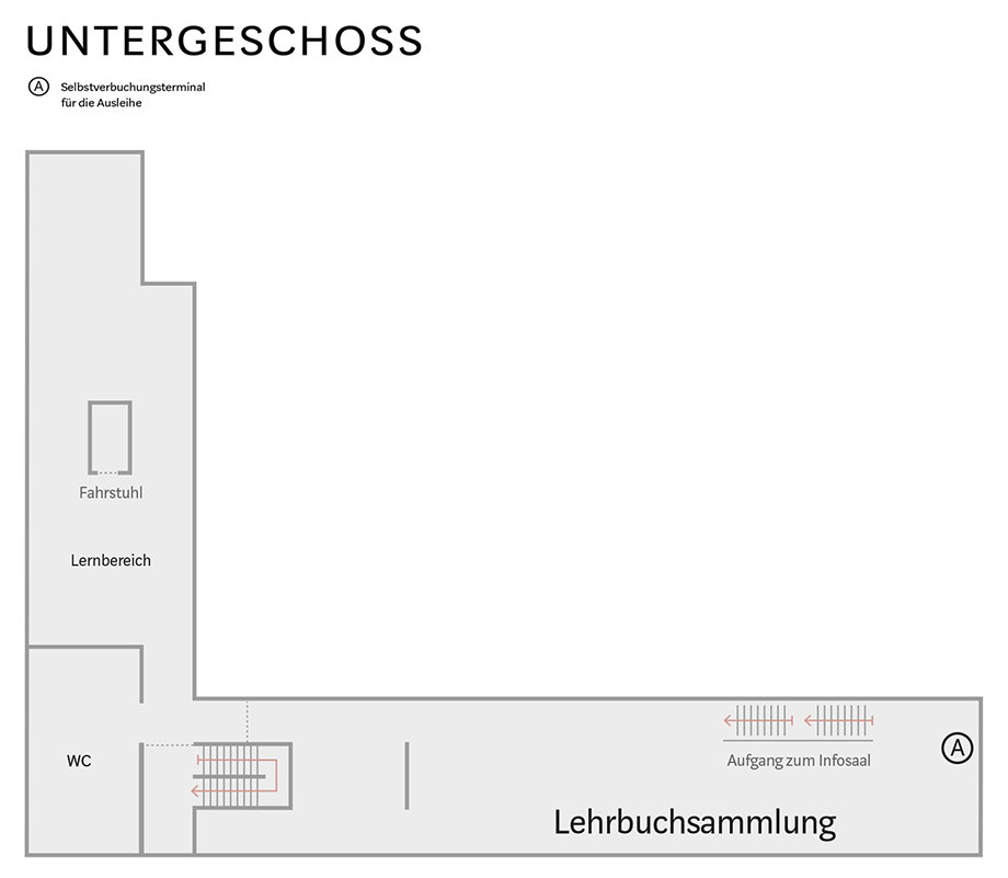 Lagepläne der SULB: Untergeschoss Lagepläne der SULB: Untergeschoss